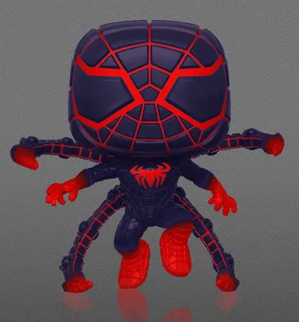 Figurine pop Miles Morales Combinaison programmable - Glow in the dark - Marvel's Spider-Man: Miles Morales - 2