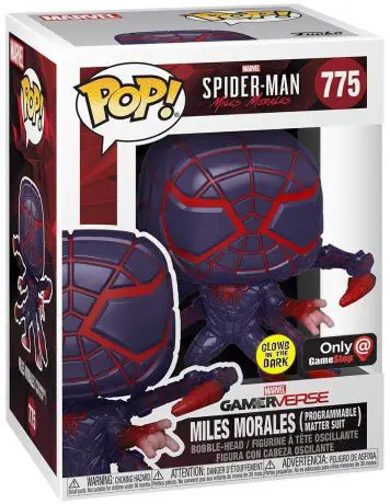 Figurine pop Miles Morales Combinaison programmable - Glow in the dark - Marvel's Spider-Man: Miles Morales - 1