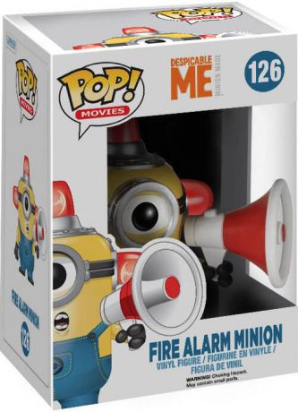 Figurine pop Minion avec Alarme à Incendie - Moi, Moche et Méchant - 1