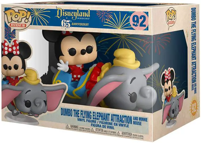 Figurine pop Minnie vol avec Dumbo - 65 ème anniversaire Disneyland - 1