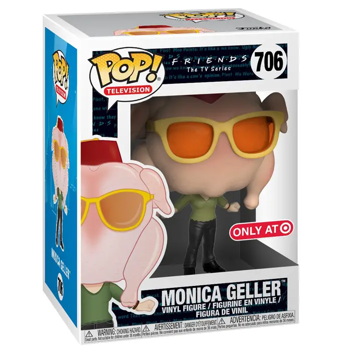 Figurine pop Monica Geller avec une dinde sur la tête - Friends - 2