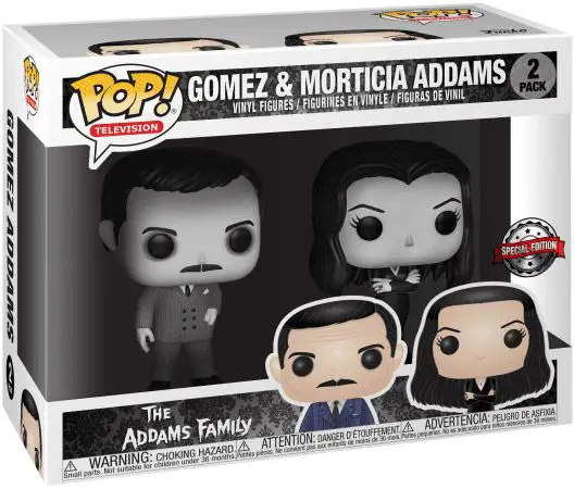 Figurine pop Morticia & Gomez Addams - 2 Pack - La Famille Addams - 1