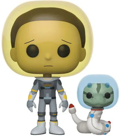 Figurine pop Morty le Cosmonaute avec Serpent - 2 pack - Rick et Morty - 2