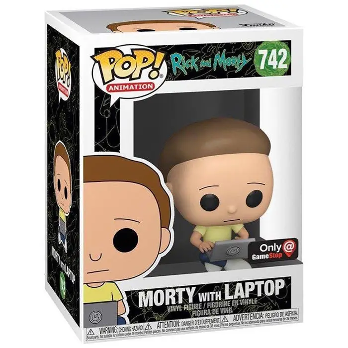 Figurine pop Morty with laptop - Rick et morty - 2