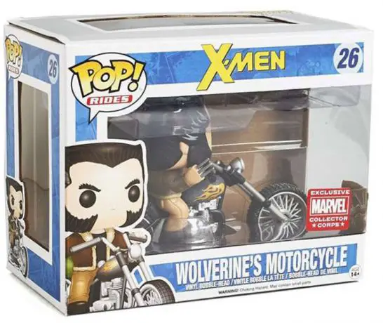 Figurine pop Moto de Wolverine - X-Men - 1