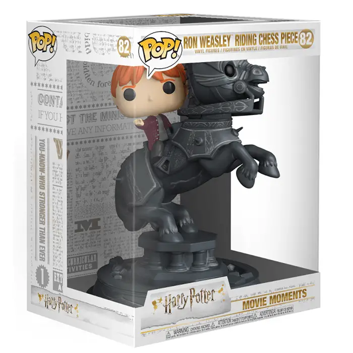 Figurine pop Movie Moments Ron Weasley riding chess piece - Harry Potter - 2