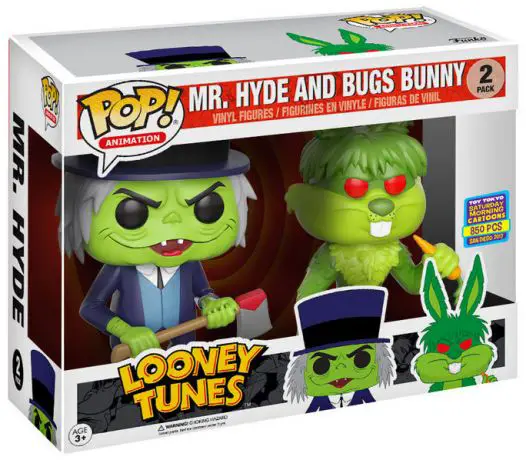 Figurine pop Mr. Hyde & Bugs Bunny - 2 Pack - Looney Tunes - 1