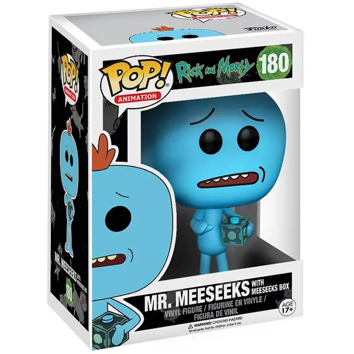 Figurine pop Mr Meeseeks with Meeseeks box - Rick et morty - 2
