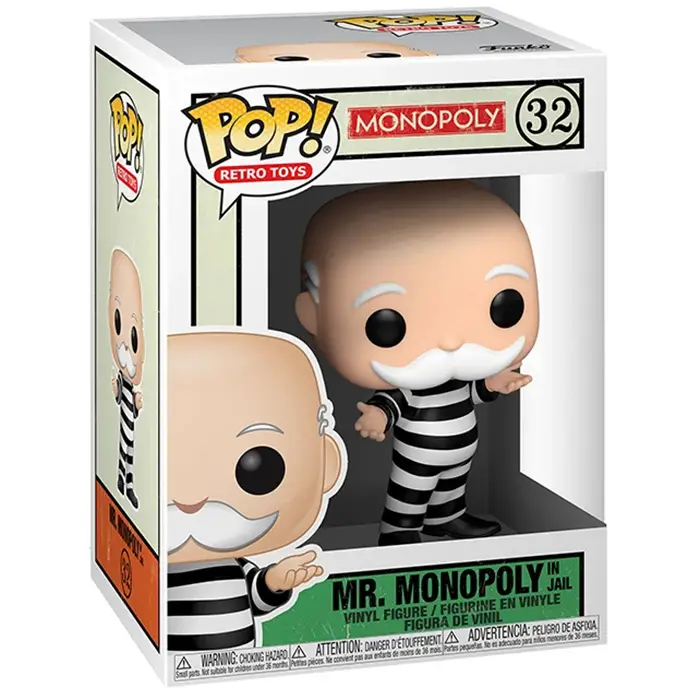 Figurine pop Mr Monopoly in jail - Monopoly - 2