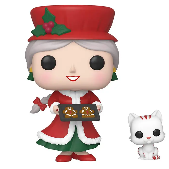 Figurine pop Mrs Santa and Candy Cane - Peppermint Lane - 1