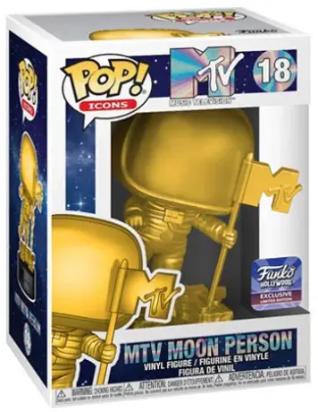 Figurine pop MTV Astronaute - Or - Célébrités - 1