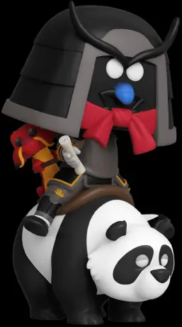 Figurine pop Mushu Chevauchant un Panda - 15 cm - Mulan - 2