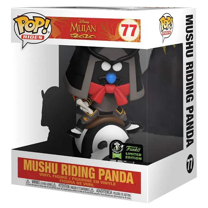 Figurine pop Mushu riding panda - Mulan - 2