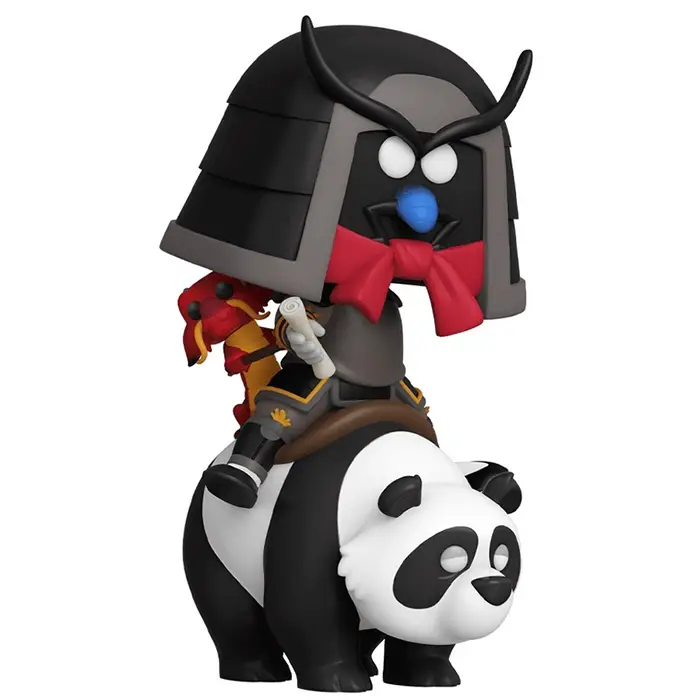 Figurine pop Mushu riding panda - Mulan - 1