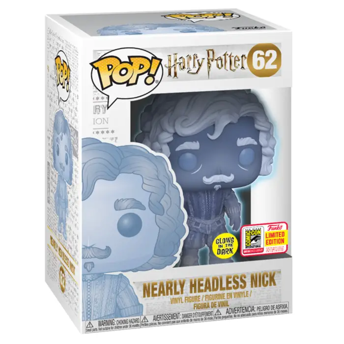Figurine pop Nearly Headless Nick glow in the dark - Harry Potter - 2