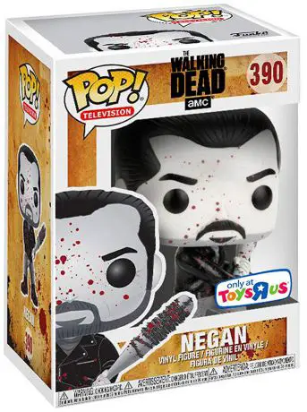 Figurine pop Negan - Noir et Blanc - Ensanglanté - The Walking Dead - 1
