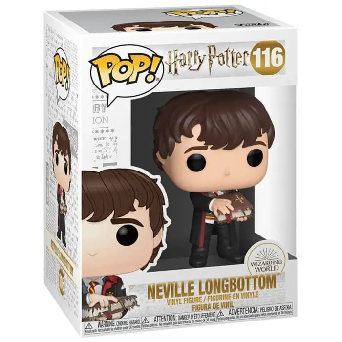 Figurine pop Neville Longbottom with Monster Book - Harry Potter - 2