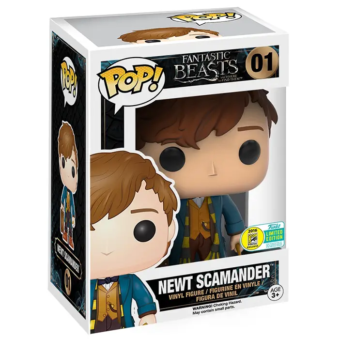 Figurine pop Newt Scamander avec valise - Fantastic Beasts - 2