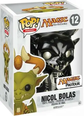 Figurine pop Nicol Bolas (Noir) - 15 cm - Magic : L'Assemblée - 1