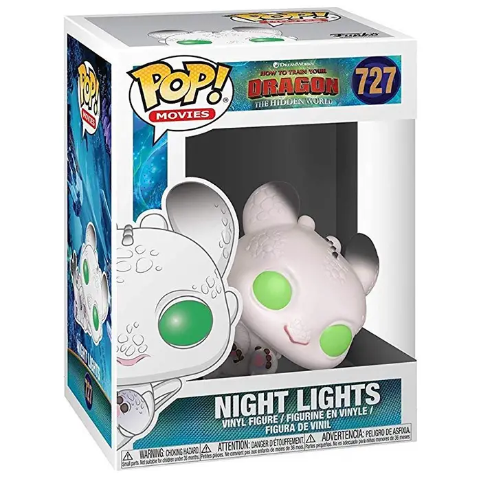 Figurine pop Night Lights blanche - Dragons : le monde caché - 2