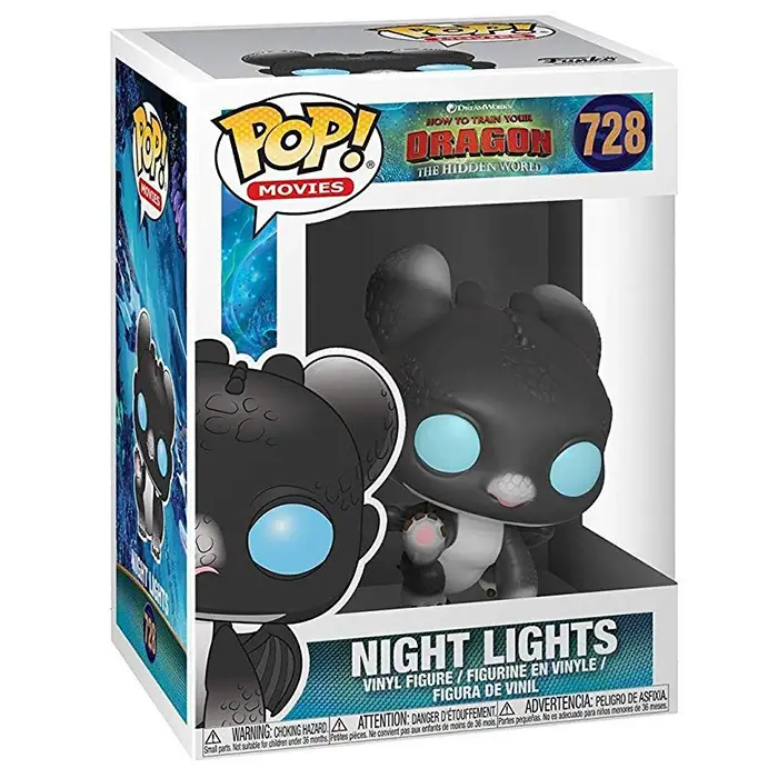 Figurine pop Night Lights noir - Dragons : le monde caché - 2