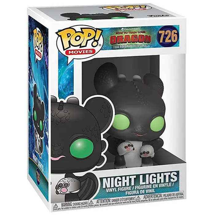 Figurine pop Night Lights yeux verts - Dragons : le monde caché - 2
