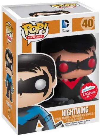 Figurine pop Nightwing avec Costume Rouge et Noir - DC Comics - 1