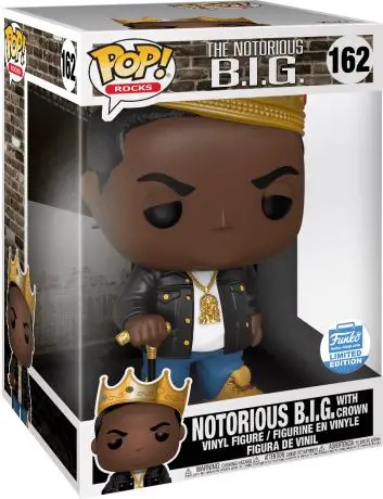 Figurine pop Notorious B.I.G. avec Couronne - 25 cm - Notorious B.I.G - 1