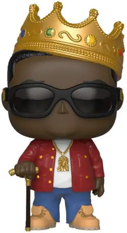 Figurine pop Notorious B.I.G. avec Couronne (Veste Rouge) - Notorious B.I.G - 2