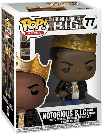 Figurine pop Notorious BIG avec Couronne - Notorious B.I.G - 1