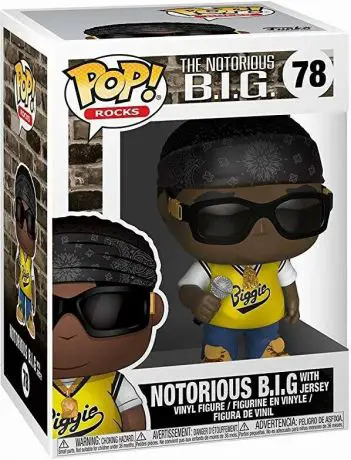 Figurine pop Notorious BIG avec Maillot - Notorious B.I.G - 1