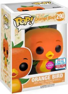 Figurine Oiseau Orange – Floqué – Parcs Disney- #290