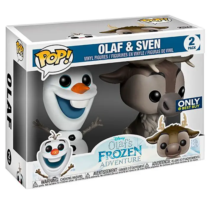 Figurine pop Olaf & Sven - Olafs frozen adventure - 2