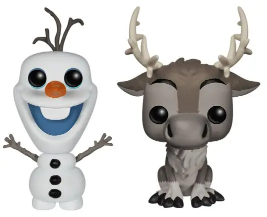 Figurine pop Olaf & Sven - 2 pack - Frozen - La reine des neiges - 2
