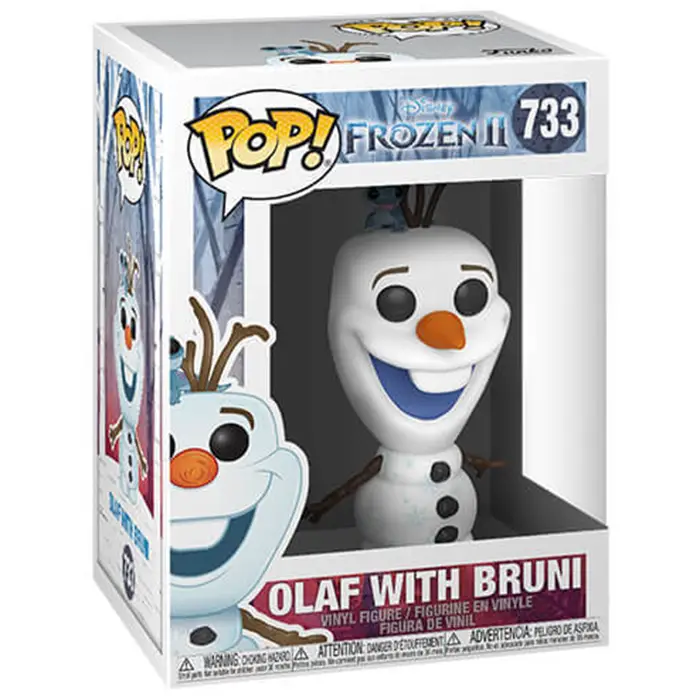 Figurine pop Olaf with Bruni - Frozen 2 - La reine des neiges 2 - 2