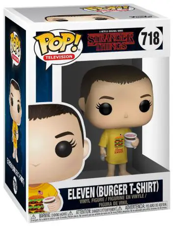 Figurine pop Onze - T-shirt Burger - Stranger Things - 1
