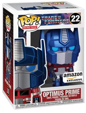 Figurine pop Optimus Prime Métallique - Transformers - 1