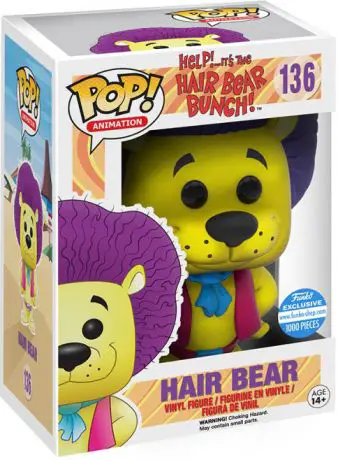 Figurine pop Ours de Cheveux Jaune (Aidez-moi! ... C'est le groupe d'ours de cheveux!) - Hanna-Barbera - 1