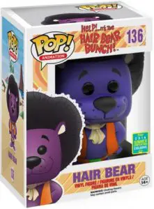 Figurine Ours de cheveux Violet (Aidez-moi! … C’est le groupe d’ours de cheveux!) – Hanna-Barbera- #136