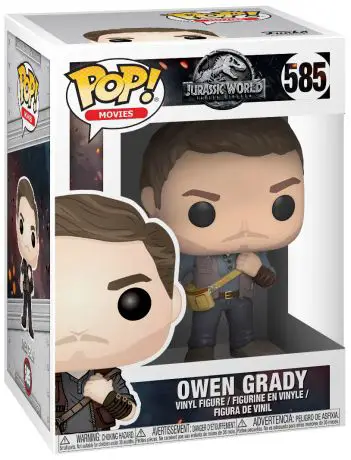 Figurine pop Owen Grady - Jurassic World : Fallen Kingdom - 1