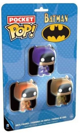 Figurine pop Pack de 3 Batman - Batman - 1