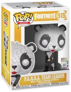 Figurine Panda Team Leader – Métallique – Fortnite- #515