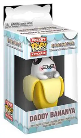 Figurine pop Papa Bananya - Porte clés - Bananya - 1