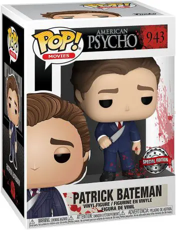Figurine pop Patrick Bateman en Costume avec Couteau - American Psycho - 1