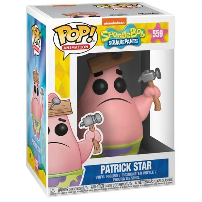 Figurine pop Patrick Star with plank - Bob l'éponge - 2