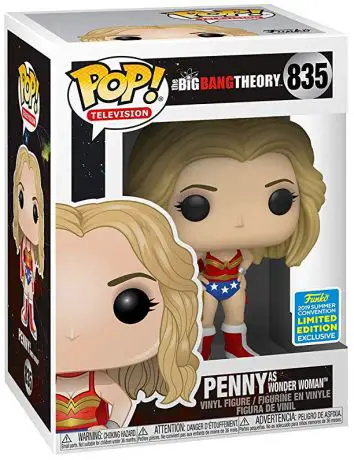 Figurine pop Penny déguisée en Wonder Woman - The Big Bang Theory - 1