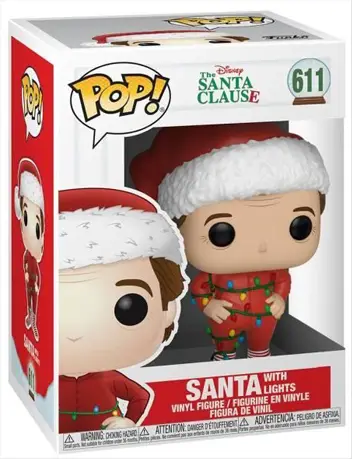 Figurine pop Père Noël avec lumières - Super Noël - 1