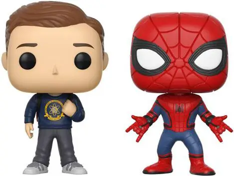 Figurine pop Peter Parker & Spider-Man - 2 pack - Spider-Man Homecoming - 2