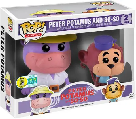 Figurine pop Peter Potamus & So-So - 2 pack - Hanna-Barbera - 1