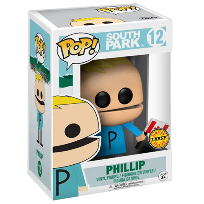 Figurine pop Phillip avec drapeau du Canada chase - South Park - 2
